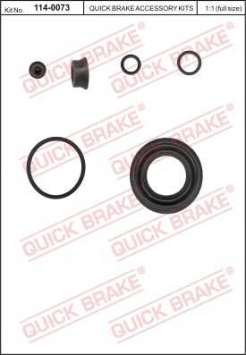 Ремкомплект тормозного суппорта QUICK BRAKE 114-0073