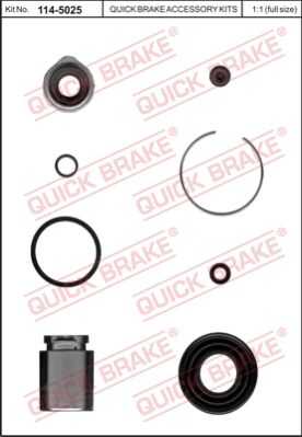 Ремкомплект тормозного суппорта QUICK BRAKE 114-5025