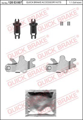 Саморегулятор тормозных колодок QUICK BRAKE 12053007