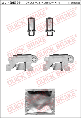 Ремкомплект, расширитель QUICK BRAKE 12053011