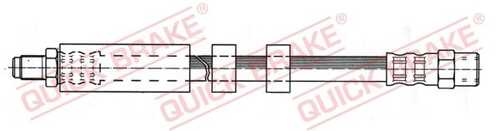 Шланг тормозной задний QUICK BRAKE 32.972