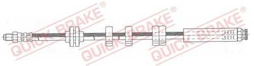 Шланг тормозной передний/задний citroë QUICK BRAKE 32.979