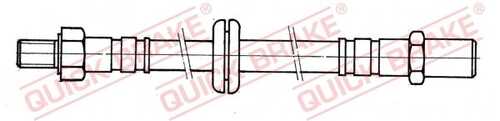 Шланг тормозной передний QUICK BRAKE 33.101