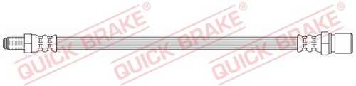 Шланг тормозной задний QUICK BRAKE 37.038