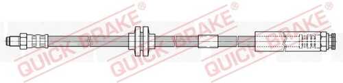 Шланг тормозной передний QUICK BRAKE 37.901
