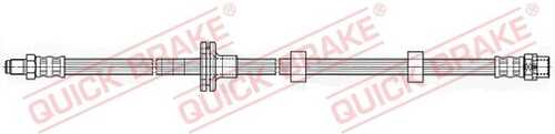 Шланг тормозной передний QUICK BRAKE 37.937
