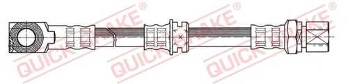 Шланг тормозной передний QUICK BRAKE 50.975