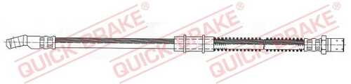 Шланг тормозной передний левый QUICK BRAKE 51.901