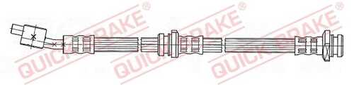 Шланг тормозной передний правый QUICK BRAKE 59.909