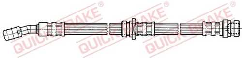 Шланг тормозной задний QUICK BRAKE 59.944