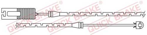 WS0105A QUICK BRAKE Сигнализатор, износ тормозных колодок