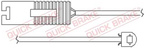 WS0106A QUICK BRAKE Сигнализатор, износ тормозных колодок