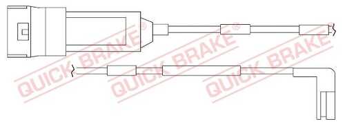 WS0120A QUICK BRAKE Сигнализатор, износ тормозных колодок