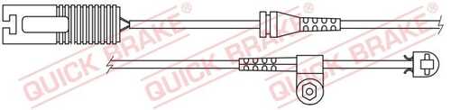 WS0154A QUICK BRAKE Сигнализатор, износ тормозных колодок