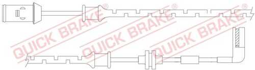 WS0166A QUICK BRAKE Сигнализатор, износ тормозных колодок