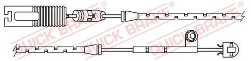 WS0191A QUICK BRAKE Сигнализатор, износ тормозных колодок