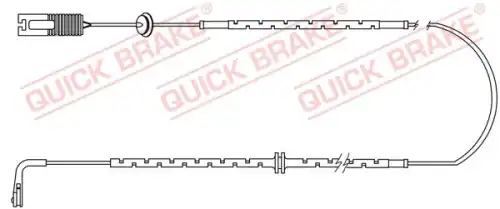Датчик износа тормозных колодок QUICK BRAKE WS0198A