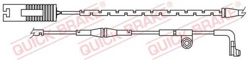 WS0222A QUICK BRAKE Датчик износа тормозных колодок