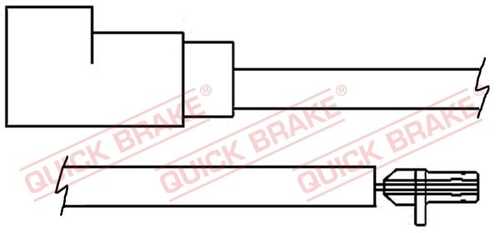 Сигнализатор износа тормозных колодок QUICK BRAKE WS0258A