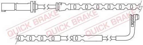 WS0273A QUICK BRAKE Сигнализатор, износ тормозных колодок