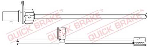 Сигнализатор износа тормозных колодок QUICK BRAKE WS0357A
