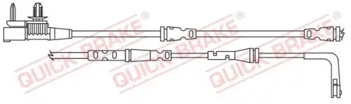 Датчик износа тормозных колодок QUICK BRAKE WS0409A