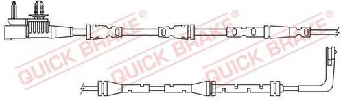 Датчик износа тормозных колодок QUICK BRAKE WS0419A