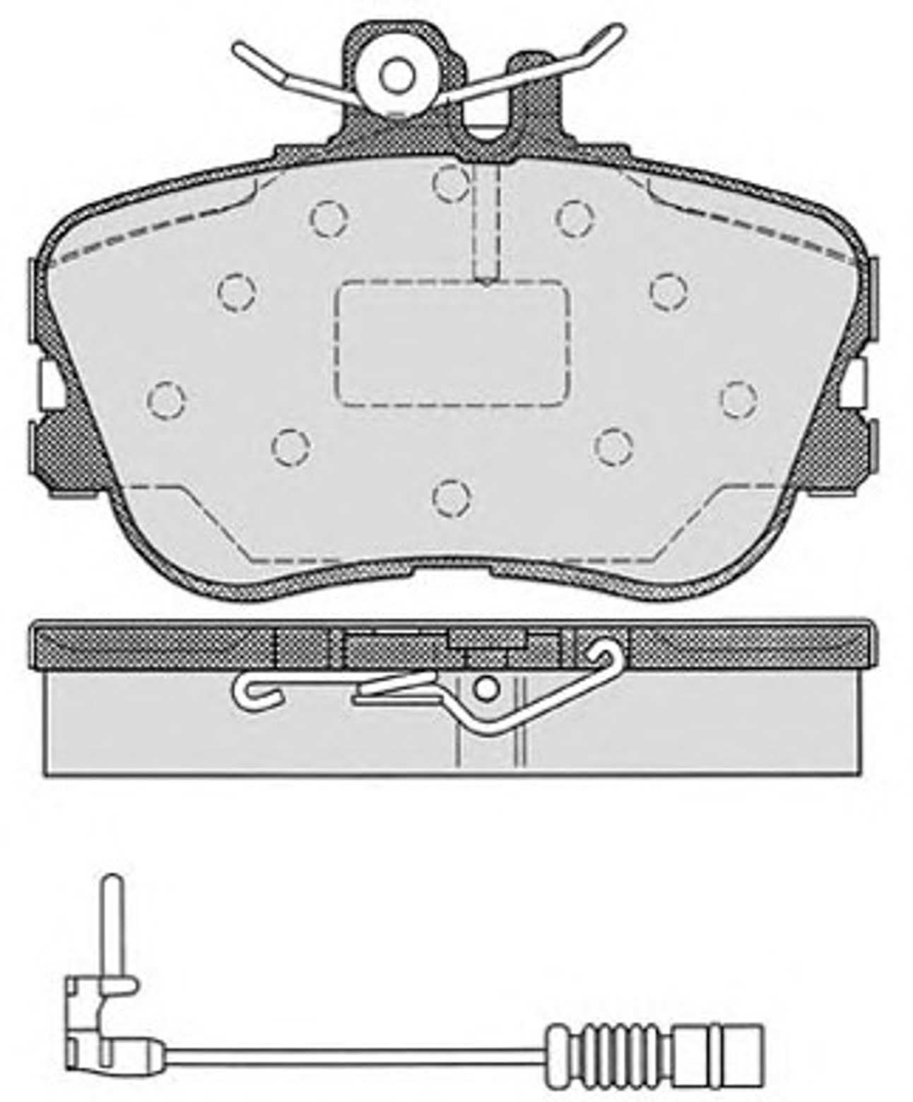 482.1 RAICAM Колодки тормозные дисковые