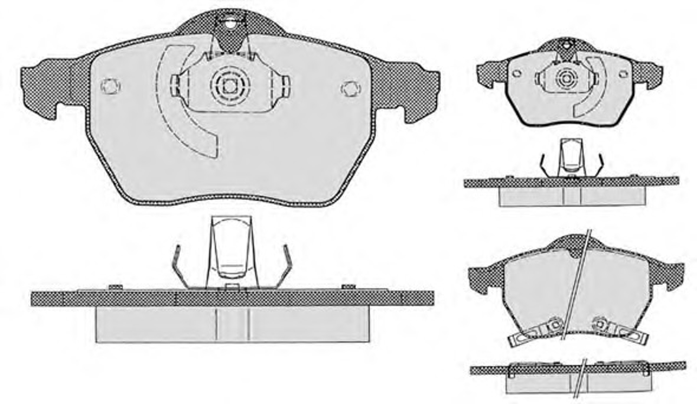 674.1 RAICAM Колодки тормозные дисковые