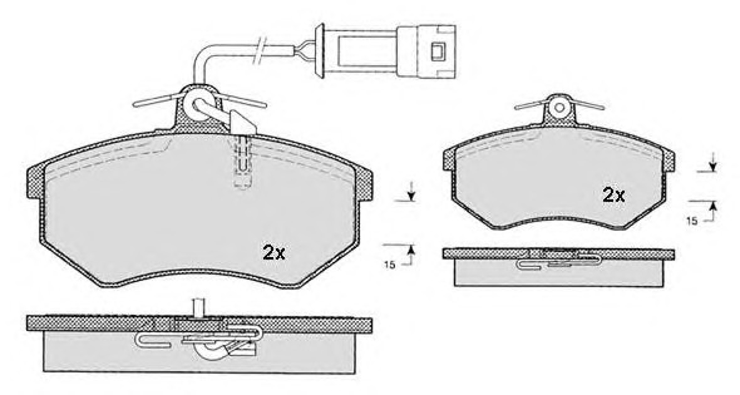 813.1 RAICAM Колодки тормозные дисковые