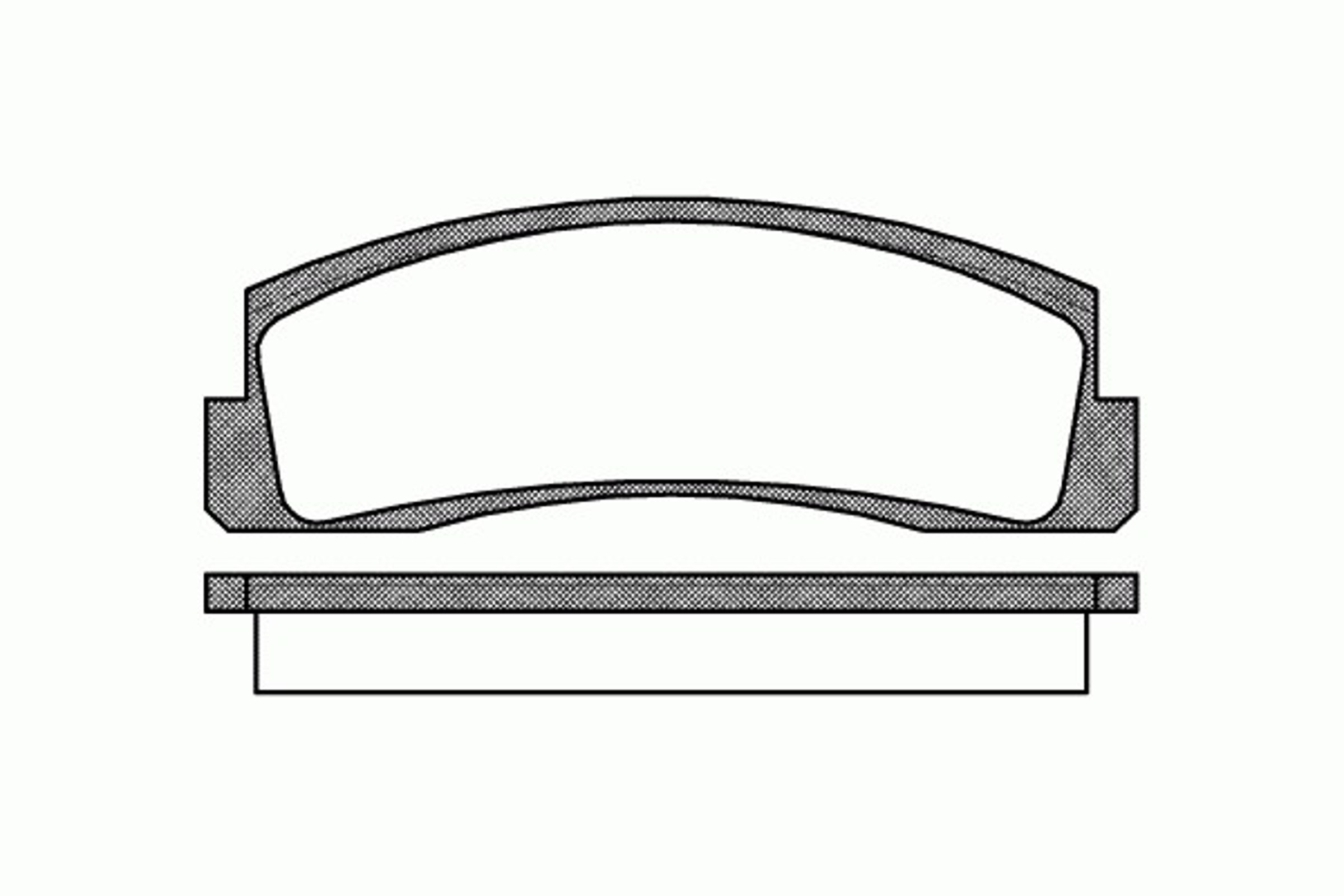 Колодки тормозные дисковые REMSA 0103.00