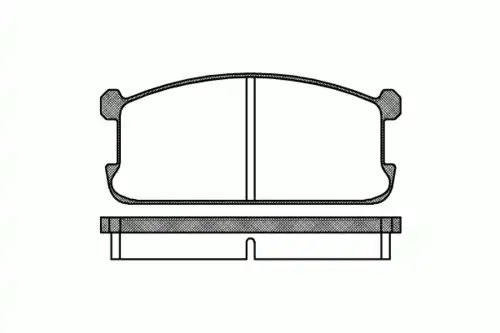 Тормозные колодки REMSA 0106.00