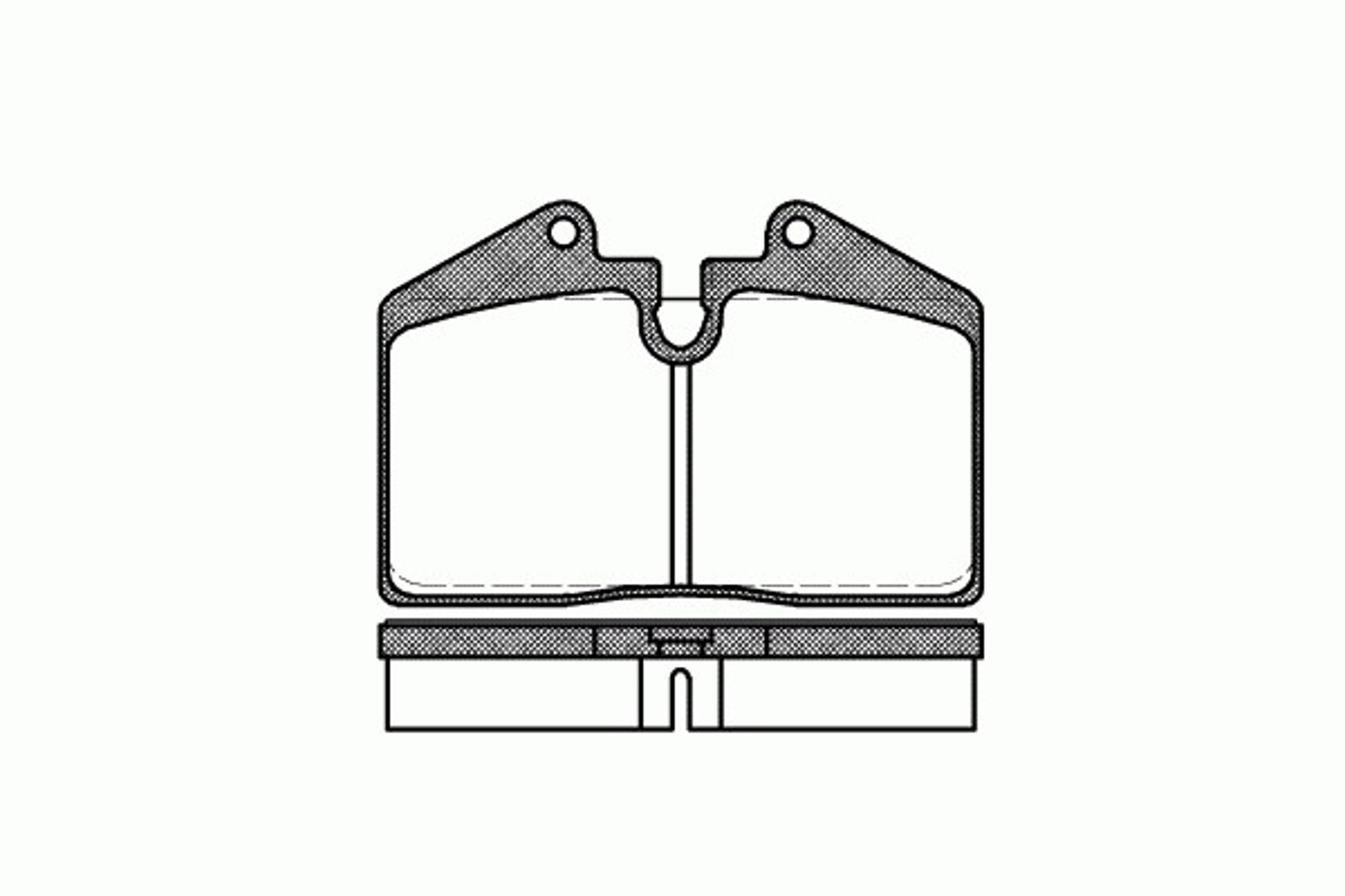 Колодки тормозные дисковые REMSA 0140.10