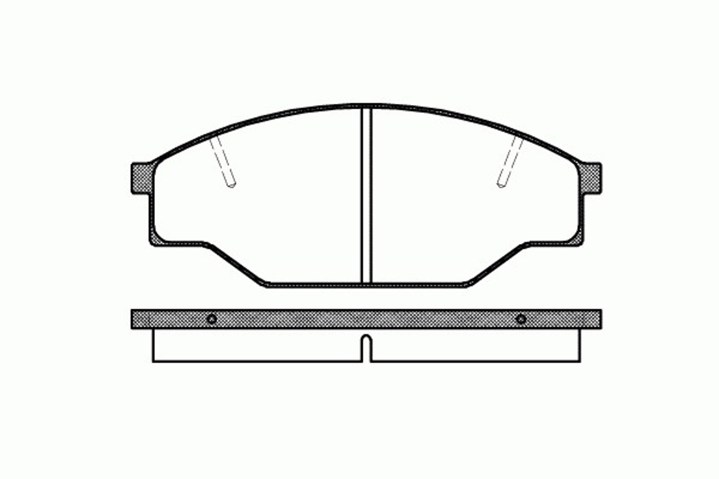 Колодки тормозные дисковые REMSA 0197.10