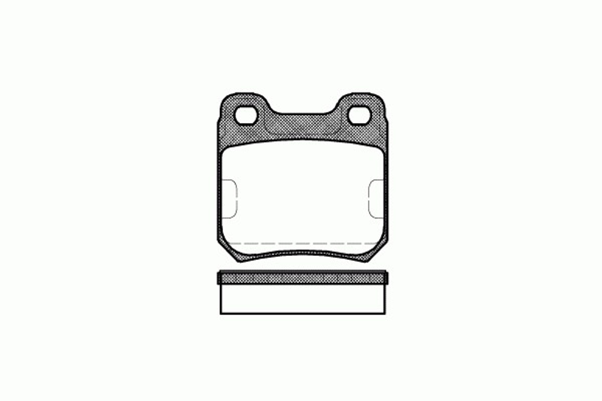 Колодки тормозные дисковые REMSA 0239.10