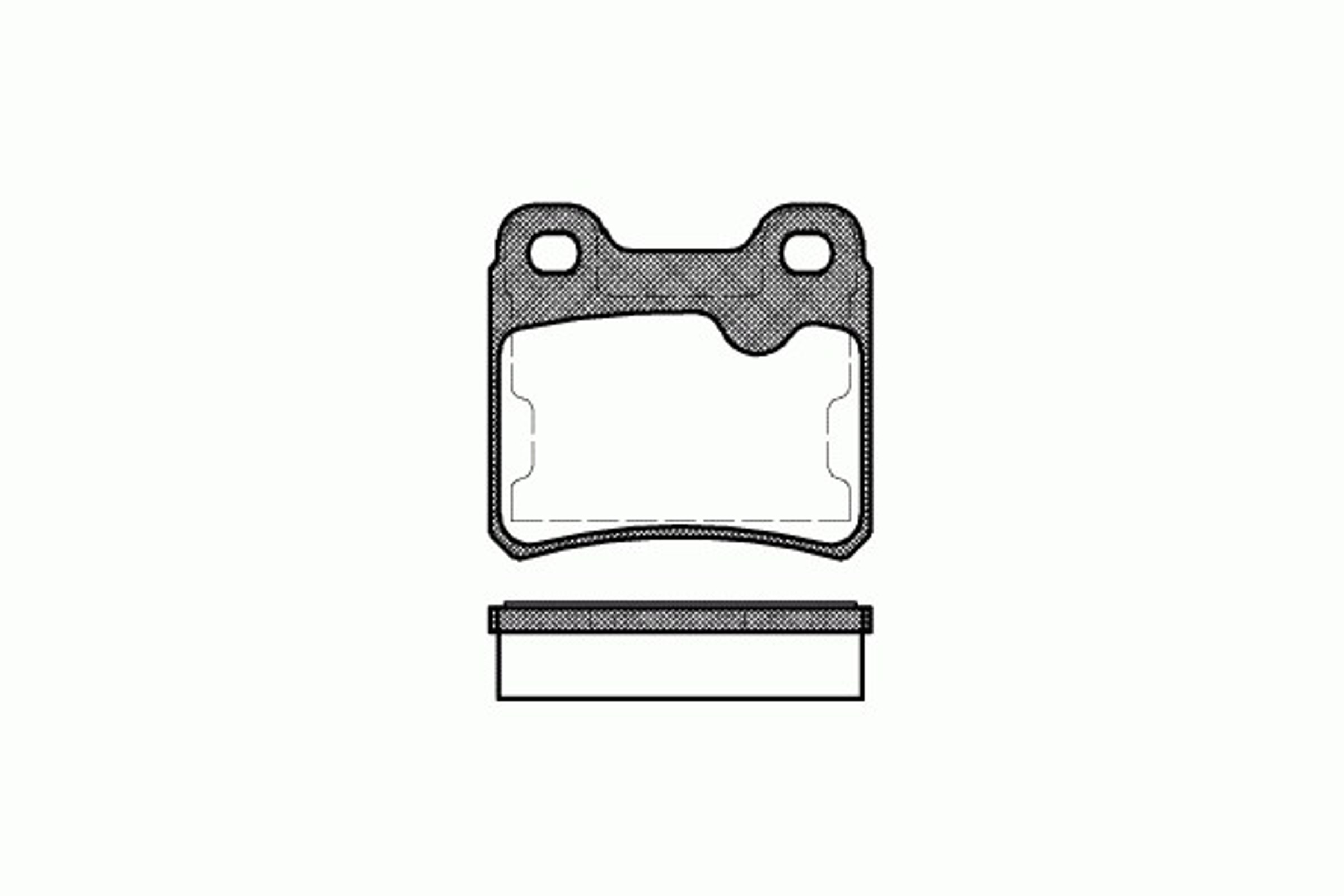 Колодки тормозные дисковые REMSA 0282.10