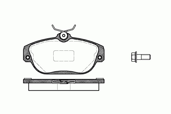 Тормозные колодки REMSA 0368.10
