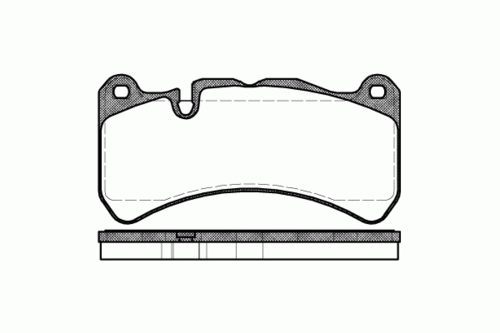 Колодки тормозные дисковые /комплект 4 шт REMSA 1192.00