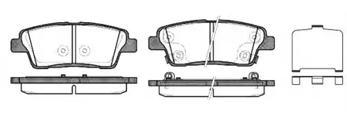 Тормозные колодки REMSA 1458.02