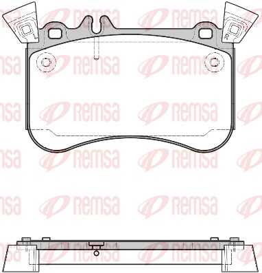 колодки дисковые передние REMSA 1465.10