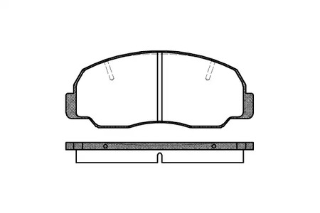 Колодки тормозные дисковые REMSA 0178.10