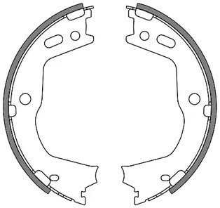 Колодки тормозные барабанные