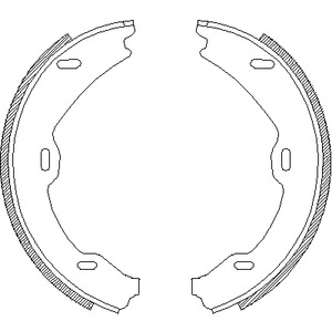 Колодки тормозные барабанные REMSA 4706.01