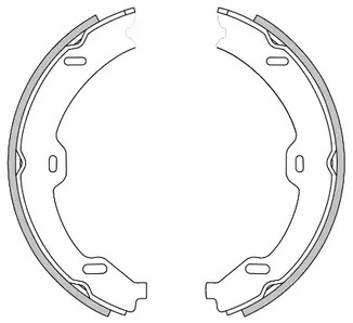 Колодки тормозные барабанные REMSA 4708.01