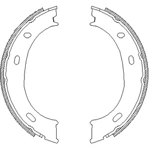 Колодки тормозные барабанные REMSA 4710.01