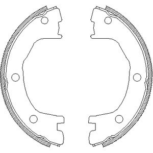 4712.00 REMSA Колодки тормозные барабанные