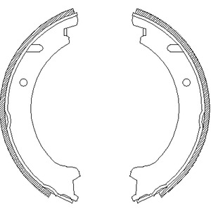 4721.00 REMSA Колодки тормозные барабанные