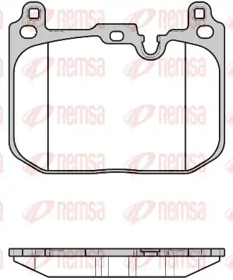 Тормозные колодки REMSA 1680.00
