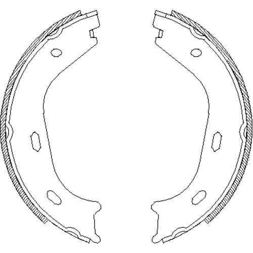 Барабанные колодки REMSA 4058.01