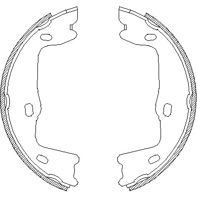 4651.00 REMSA Колодки тормозные барабанные